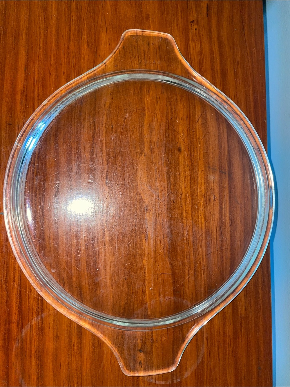 Vintage Pyrex 475-C Clear Glass Replacement Lid 2.5 Qt Cinderella Casserole